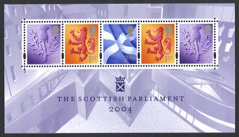 Miniature sheet - Scottish Parliament Building