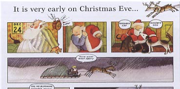 Part of Christmas 2004 presentation pack with cartoon story by by Raymond Briggs