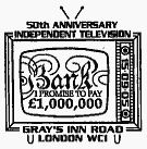 banknote on television