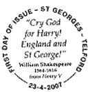 Official postmark St George's Telford