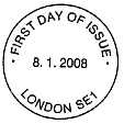 Official London SE1 non-pictorial First Day of Issue postmark for James 
		Bond stamp issue.