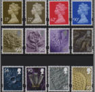 17p, 22p, 62p & 90p Machin definitives, and 56p & 90p stamps for Scotland, Wales, Northern Ireland and England