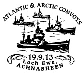 Postmark showing warships.