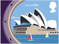 Sydney Harbour stamp.