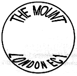 postmark of The Mount London EC1.