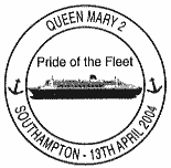 Postmark Queen Mary 2 'Pride of the Fleet' Southampton