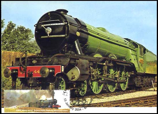 Flying Scotsman 4-6-0 with GWR 4-6-0 stamp